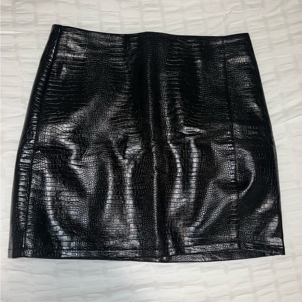 Snakeskin Skirt with slit